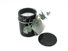 Cargar imagen en la galería, Vela con Cera de Soya en Mármol Negro