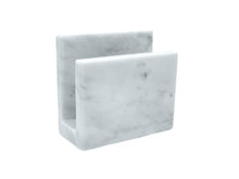 Cargar imagen en la galería, Servilletero en Mármol Blanco o Negro